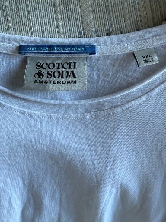 SCOTCH & SODA WHITE T-SHIRT - Picture 3 of 4